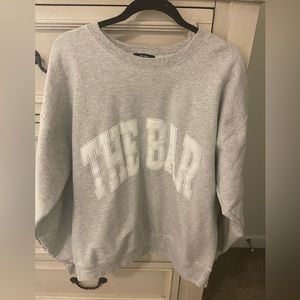 The Bar grey sweatshir
